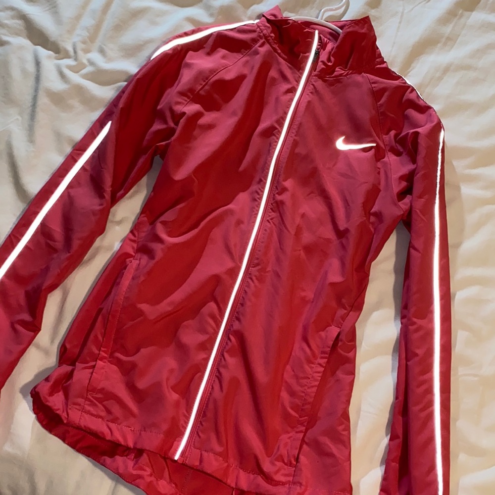 Pink Nike Running Jacket Windbreaker Size XS